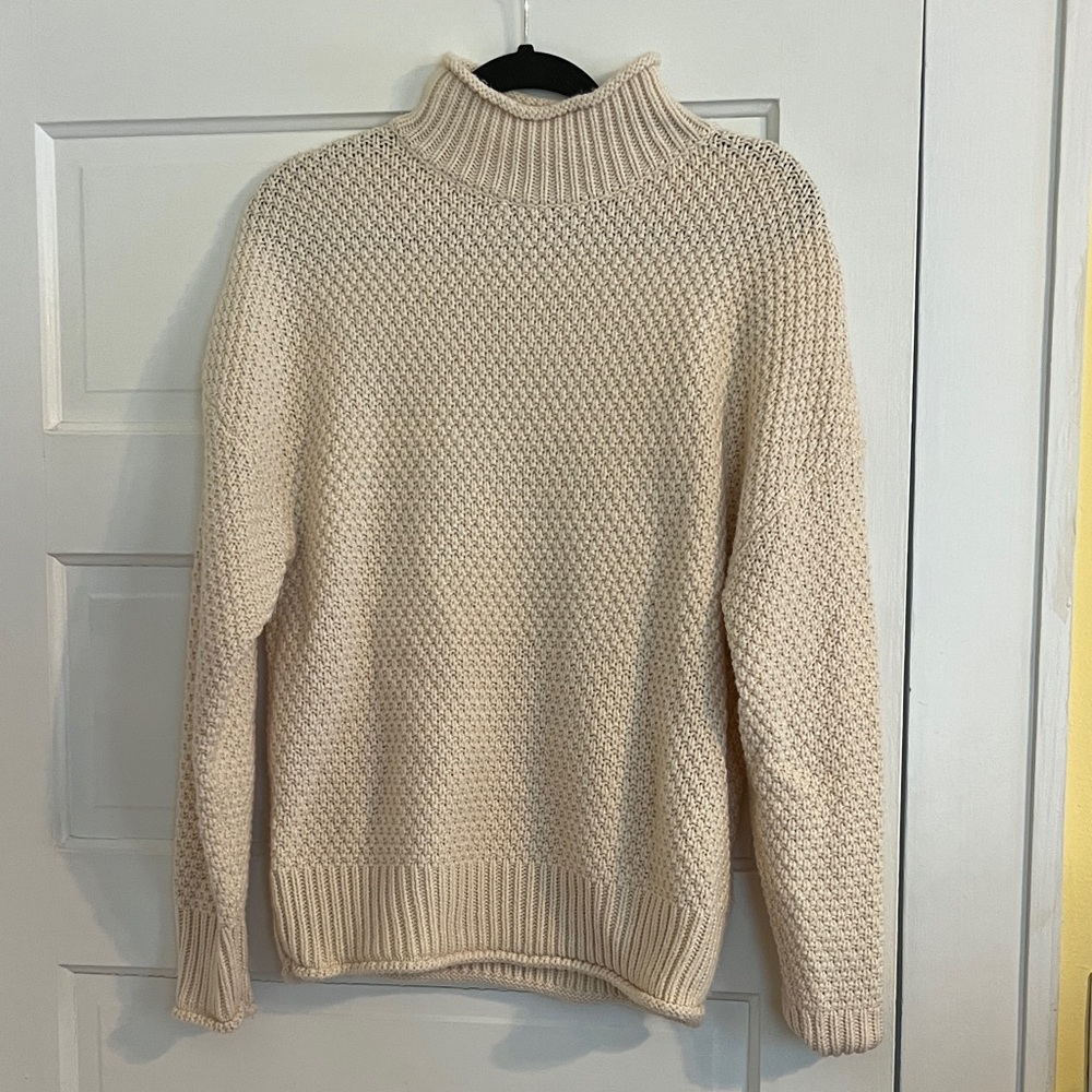 Cozy Cream Turtleneck Sweater